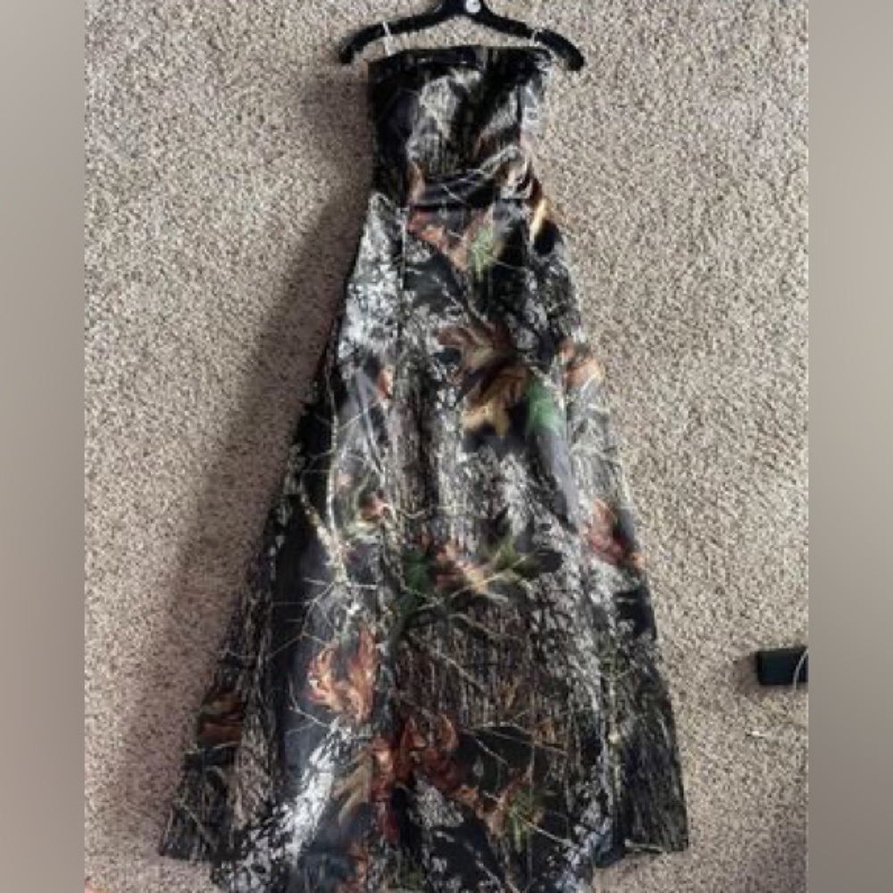 Prom camo dress